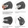 Dupont Crimping Tool Qibaok Pin Ratcheting Crimper AWG 26-20 for JST Terminal Connector XH 2.54mm C3-R 2.54mm Dupont 2.54mm KF2510 JST Terminal Connector