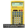 Calculated Industries 4019 Material Estimator Calculator | Finds Project Building Material Costs for DIY’s, Contractors, Tradesmen, Handymen and Construction Estimating Professionals,Yellow