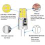G4 LED Bulb, AC/DC 12V, T3 JC Type Bi-Pin Base, 20W-25W Halogen Bulb Replacement, Daylight White 6000K (10 Pack)
