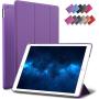 New iPad 9.7-inch 2018 2017 Case, ROARTZ Purple Slim-Fit Smart Rubber Folio Case Hard Cover Light-Weight Wake Sleep for Apple iPad 5th 6th Generation Retina Model A1893 A1954 A1822 A1823