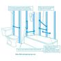 Moen LR2356DCH Home Care 16-Inch Screw-in Curved Bath Safety Grab Bar with Built-in Shelf, Chrome