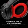 Corsair HS35 - Stereo Gaming Headset - Discord Certified - Memory Foam Earcups - Works with PC, Xbox Series X, Xbox Series S, Xbox One, PS5, PS4, Nintendo Switch and Mobile – Red
