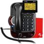 Clarity Alto Plus Severe Hearing Loss Amplified Corded Phone with Circuit City Microfiber Cleaning Cloth