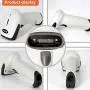 Wireless Bluetooth Barcode Scanner, Symcode Handheld USB CCD Cordless Barcode Scanner with USB Receiver Support Storing Codes Rechargeable Bar Code Reader Long Battery Life
