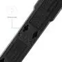 KMC 6-Outlet Surge Protector Power Strip 2-Pack, 900 Joule, 4-Foot Cord, Overload Protection, Black