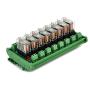 Electronics-Salon DIN Rail Mount AC/DC 12V control 8 SPDT 16Amp Pluggable Power Relay Module, G2R-1-E