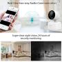 Ebitcam WiFi Camera,Pan/Tilt/Zoom Remote Monitor, Night Vision, Two-Way Audio, Motion Alarm, Available for iOS/Android/PC ,Cloud Service Available,Work with Alexa