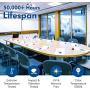 Hyperikon Magnetic Mount 2 Foot LED Retrofit Kit 20W=130W, 2x2 Panel Troffer T12 2ft Replacement, UL, Crystal White, 4 Pack