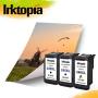 3 Pack Remanufactured Ink Cartridge Replacement for Canon PG 245XL 246XL (2 Black 1 Tri-Color) 245 XL with Ink Level Indicator Used in PIXMA iP2820 MG2420 MG2520 2920 MG2922 MG2924 MX492 MX490 Printer