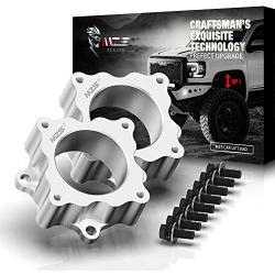 MZS Leveling Lift Kit 3'' Front Strut Spacers Compatible with 2007-2021 Tundra | 2008-2021 Sequoia 2WD 4WD