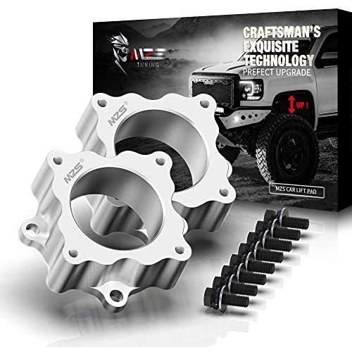 MZS Leveling Lift Kit 3'' Front Strut Spacers Compatible with 2007-2021 Tundra | 2008-2021 Sequoia 2WD 4WD