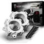 MZS Leveling Lift Kit 3'' Front Strut Spacers Compatible with 2007-2021 Tundra | 2008-2021 Sequoia 2WD 4WD