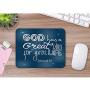Moslion Christian Lettering Mouse Pad Bible Quote Verse God Has A Great Plan for Your Life Gaming Mouse Mat Non-Slip Rubber Base Thick Mousepad for Laptop Computer PC 9.5x7.9 Inch