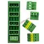 Electronics-Salon Slim DIN Rail Mount 10A/300V 5x3 Position Pluggable Screw Terminal Block Distribution Module.