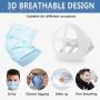 3D Face Mask Bracket Silicone Mask Bracket Internal Holder Frame,Inner Support Frames,Comfortable Breathing,Nose Smoothy, Lipstick Protection 10pcs