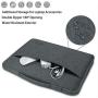 Hseok Laptop Sleeve 13-13.5 Inch Case Briefcase, Compatible All Model of 13.3 Inch MacBook Air/Pro, XPS 13, Surface Book 13.5'' Spill-Resistant Handbag for Most Popular 13''-13.5'' Notebooks, Linen Gray