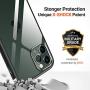 TORRAS Diamonds Clear Compatible for iPhone 11 Pro Max Case [Non-Yellow][Fully Protective] Slim Fit Shockproof Hard Plastic Back & Soft Silicone Bumper Phone Case 6.5, Black
