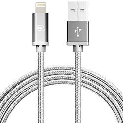 LAX iPhone Charger Lightning Cable - MFi Certified Durable Braided Apple Lightning USB Cord for iPhone 11/11 Pro Max/XS Max/X/iPad, iPod & More