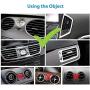 Beam Electronics Car Phone Mount Holder Universal Phone Car Air Vent Mount Holder Cradle Compatible for iPhone 12 11 Pro Max XS XS XR X 8+ 7+ SE 6s 6+ 5s 4 Samsung Galaxy S4-S10 LG Nexus Nokia