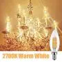 LED Light Bulbs, Emotionlite Dimmable Candelabra Bulbs, E12 Base, Warm White, Chandelier Light, Ceiling Fan Bulb, 40W Equivalent, 4W, 2700K, 350LM, UL Listed, 6 Pack LED Light Bulbs, Emotionlite Dimmable Candelabra Bulbs, E12 Base, Warm White, Chandelier Light, Ceiling Fan Bulb, 40W Equivalent, 4W, 2700K, 350LM, UL Listed, 6 Pack