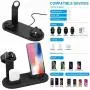 2021 Latest Mobile Phone and Watch Charger, Fullpetree 3 in 1 Charging Stand, Compatible with Phone 12, 12 Mini, 12 Pro Max, 11 Pro, 11 / Xs/X Max/XR, Compatible with Watch Series 6/5/4/3/2/1 Plus