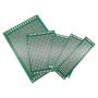 ZIIDOO 32 Pcs Single Sided PCB Board Prototype Kit,Universal Printed Circuit Board with 5 Sizes Compatible for DIY Soldering and Electronic Designing