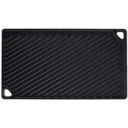 Lodge Pre-Seasoned Cast Iron Reversible Grill/Griddle, 16.75 Inch x 9.5 Inch, Black