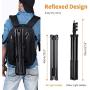 K&F Concept 2 Packs 79 inch/6.59 ft Aluminium Photo Studio Tripod Light Stands for Video HTC Vive VR, Portrait, Product Photography, Relfectors, Softboxes, Umbrellas, Backgrounds
