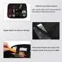 Cord Organizer Bag, Travel Universal Cable Organizer Case Durable Accessories Pouch with Handle, Small Electronic Carrying Bag for Cable, Flash Diver, Phone, USB, Power Bank, Grey