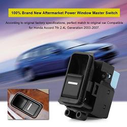 Window Switch OEM 35770-SDA-A01 BACB32-848001 Rear Left/Right Power Window Master Switch for Honda Accord 2.4L 2003-2007