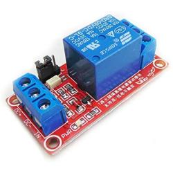 HiLetgo 2pcs 5V One Channel Relay Module Relay Switch with OPTO Isolation High Low Level Trigger