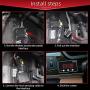 Throttle Response Controller,9 Drive 9-Mode Universal Electronic Throttle Controller For Dodge RAM Jeep (RED)