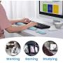 VicTsing Keyboard Wrist Rest Pad & Mouse Wrist Rest, Memory Foam & Superfine Fibre, Easy Typing and Pain Relief for Computer, Laptop, Office, Green
