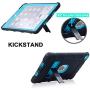 Rantice Case for iPad 6th Generation, iPad Case, iPad 9.7 Case, Hybrid Shockproof Rugged Drop Protection Cover Built With Kickstand for iPad 9.7 5th/6th Gen inch A1893 / A1954/ A1822/ A1823 (Sky Blue)