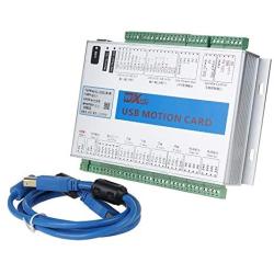 UCONTRO Mach3 USB 4 Axis CNC Motion Control Card Breakout Board 2000 KHz 2 MHz, Support Resume from Breakpoint and Spindle Speed Feedback, Work with Windows 7, 10 (4 Axis)