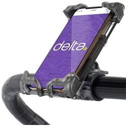 Delta Stroller Mobile Phone Holder – Universally Compatible Stroller Phone Mount for iPhone, Android Phones and Cases – Secure Mounting, 360° Rotation, Also for Bike, Boat, Golf and Grocery Cart