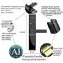 CARDORIA Fingerprint Door Locks,5-in-1 Keyless Entry Smart Door Lock with|Handle|Digital-Password|Electronic Touchscreem| Remotely Control with Wi-Fi Bridge |Auto-Lock|,Actually Improve Your Life…