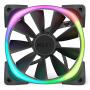 NZXT AER RGB 2 - HF-28120-B1 - 120mm - Advanced Lighting Customizations - Winglet Tips - Fluid Dynamic Bearing - LED RGB PWM Fan for Hue 2 - Single (HUE2 Lighting Controller Not Included)