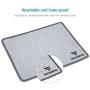 VicTsing Mouse Pad with Stitched Edge, Premium-Textured Mouse Mat, Non-Slip Rubber Base Mousepad for Laptop, Computer & PC, 10.2×8.3×0.08 inches, Grey