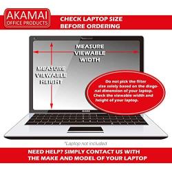 15.6 inch Akamai Computer Privacy Screen (16:9) - Removable Edge to Edge Glass - Blue Light Screen Protector - Laptop Anti Glare Screen Protector