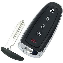 Ford Replacement Key Fob Shell Case Cover Smart Keyless Entry Remote Blank Key Fit for Ford Edge Escape Explorer Focus Flex Taurus Fusion Lincoln MKS MKT MKX