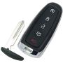 Ford Replacement Key Fob Shell Case Cover Smart Keyless Entry Remote Blank Key Fit for Ford Edge Escape Explorer Focus Flex Taurus Fusion Lincoln MKS MKT MKX