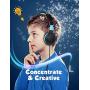 Kids Headphones, Mpow CHE1 Wired Headphones for Kids Teens Children Boys with Volume Limit 94dB, Foldable Adjustable On Ear Headphones for School, Travel, Compatible with Cellphones, Tablets, PC