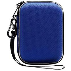 Lacdo Hard Drive Carrying Case for Western Digital WD My Passport Ultra WD Elements SE WD P10 Game Drive Portable External Hard Drive 1TB 2TB 3TB 4TB 5TB USB 3.0 2.5 inch HDD Travel Storage Bag, Blue
