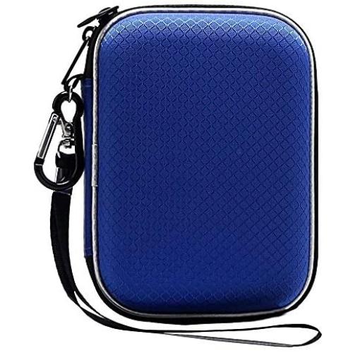 Lacdo Hard Drive Carrying Case for Western Digital WD My Passport Ultra WD Elements SE WD P10 Game Drive Portable External Hard Drive 1TB 2TB 3TB 4TB 5TB USB 3.0 2.5 inch HDD Travel Storage Bag, Blue
