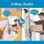 [New 2 Pack] WiFi Camera Outdoor, SV3C 1080P HD Two Way Audio Security IP Cameras, Motion Detection Surveillance Camera, IR LED Night Vision CCTV Cameras for Indoor Outdoor, Support Max 128GB SD Card