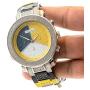 JoJino TISZA IJ-1022. 50.50 MM . ROUND. MENS Diamond Watch. (WHITE)