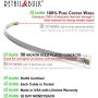 (2 Pack) 3 Feet RJ11 6P4C to RJ45 8P8C Interconnect Telephone Cable (36 Inches, White)