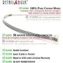 (2 Pack) 12 Inches Short Telephone Cable Rj11 Male To Male Phone Line Cord (1 Foot, White) (2 Pack) 12 Inches Short Telephone Cable Rj11 Male To Male Phone Line Cord (1 Foot, White)