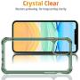 ESR Air Armor Case Compatible with iPhone 11 [Shock-Absorbing] [Scratch-Resistant] [Military Grade Protection] Hard PC + Flexible TPU Frame, for 6.1-Inch, Transparent Dark Green